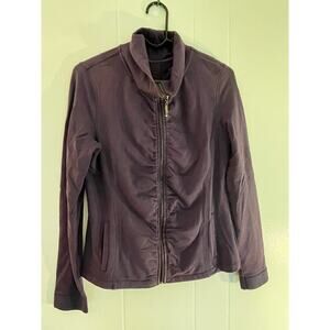 Calvin Klein Size Large Performance Quick Dry Zip Up Jacket Purple